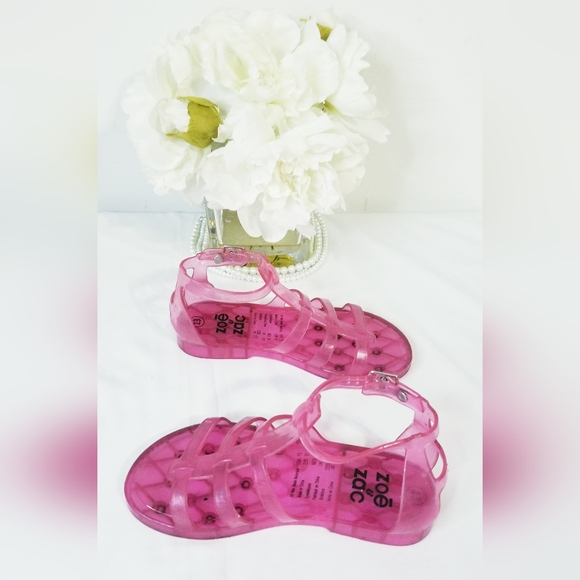 Zoe & Zac Pink Jelly Sandals - Picture 5 of 7